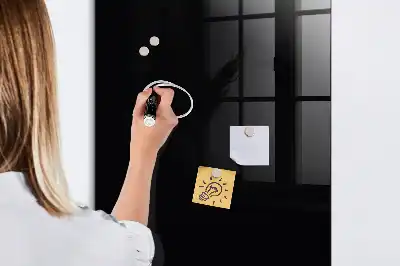 Magnetinė lenta su rašikliu juoda