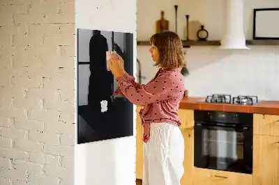 Magnetinė lenta su rašikliu juoda
