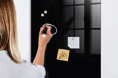 Magnetinė lenta su rašikliu juoda