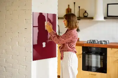 Magnetinė piešimo lenta bordo spalvos
