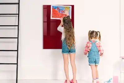 Magnetinė piešimo lenta bordo spalvos