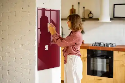 Magnetinė piešimo lenta bordo spalvos