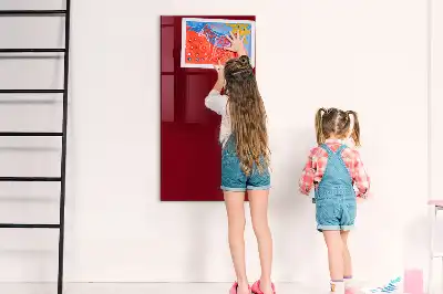 Magnetinė piešimo lenta bordo spalvos