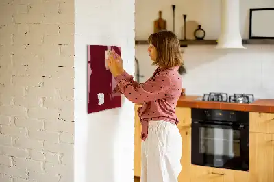 Magnetinė piešimo lenta bordo spalvos
