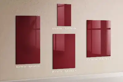 Magnetinė piešimo lenta bordo spalvos