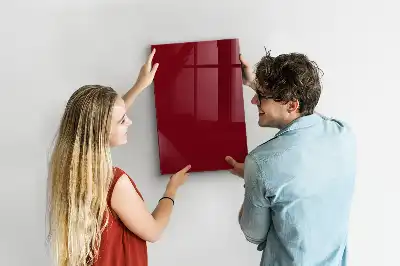 Magnetinė piešimo lenta bordo spalvos