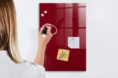 Magnetinė piešimo lenta bordo spalvos