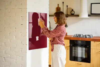 Magnetinė piešimo lenta bordo spalvos