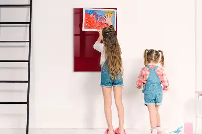 Magnetinė piešimo lenta bordo spalvos