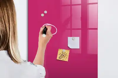 Magnetinė piešimo lenta intensyvios rožinės spalvos
