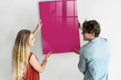 Magnetinė piešimo lenta intensyvios rožinės spalvos