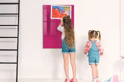 Magnetinė piešimo lenta intensyvios rožinės spalvos