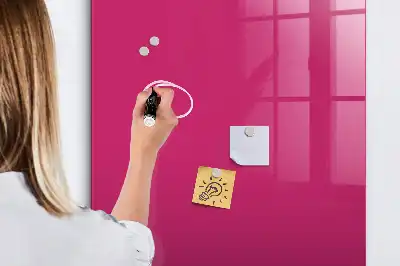 Magnetinė piešimo lenta intensyvios rožinės spalvos