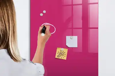 Magnetinė piešimo lenta intensyvios rožinės spalvos