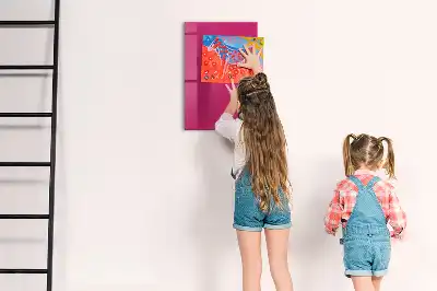 Magnetinė piešimo lenta intensyvios rožinės spalvos