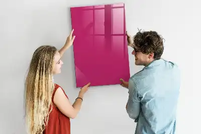 Magnetinė piešimo lenta intensyvios rožinės spalvos