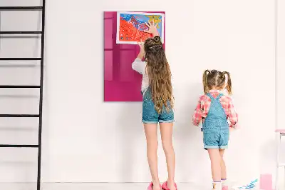 Magnetinė piešimo lenta intensyvios rožinės spalvos
