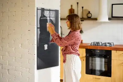 Magnetinė piešimo lenta meniu lenta