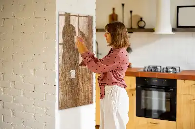 Magnetinė lenta su rašikliu Medis šiltais tonais