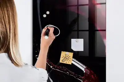 Magnetinė piešimo lenta išlieto vyno spalvos