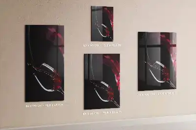 Magnetinė piešimo lenta išlieto vyno spalvos