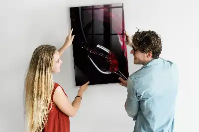 Magnetinė piešimo lenta išlieto vyno spalvos