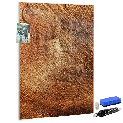 Magnetinė lenta su rašikliu Medžio kamieno skerspjūvis