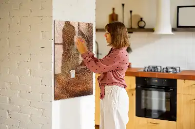 Magnetinė lenta su rašikliu Medžio kamieno skerspjūvis