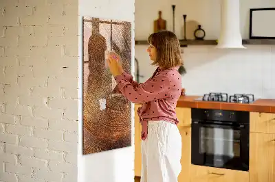 Magnetinė lenta su rašikliu Medžio kamieno skerspjūvis