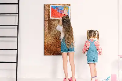 Magnetinė lenta su rašikliu Medžio kamieno skerspjūvis