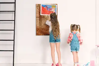 Magnetinė lenta su rašikliu Medžio kamieno skerspjūvis