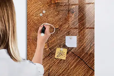 Magnetinė piešimo lenta Šiltas medžio tonas