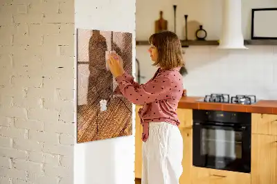 Magnetinė piešimo lenta Šiltas medžio tonas