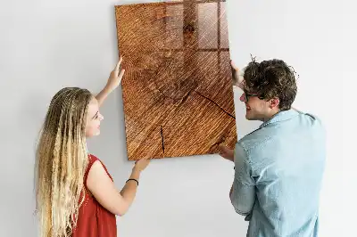 Magnetinė piešimo lenta Šiltas medžio tonas