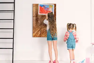 Magnetinė piešimo lenta Šiltas medžio tonas