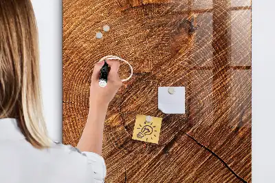 Magnetinė piešimo lenta Šiltas medžio tonas