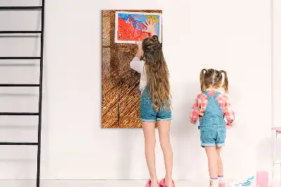 Magnetinė piešimo lenta Šiltas medžio tonas