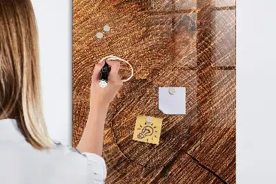 Magnetinė piešimo lenta Šiltas medžio tonas