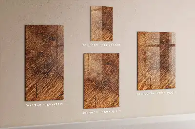 Magnetinė piešimo lenta Šiltas medžio tonas