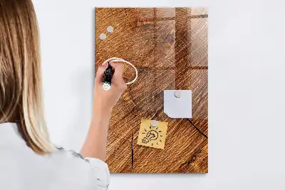 Magnetinė piešimo lenta Šiltas medžio tonas