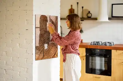 Magnetinė piešimo lenta Šiltas medžio tonas