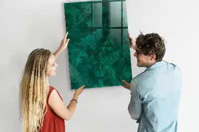 Magnetinė piešimo lenta smaragdo spalvos
