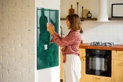 Magnetinė piešimo lenta smaragdo spalvos