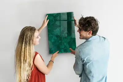 Magnetinė piešimo lenta smaragdo spalvos