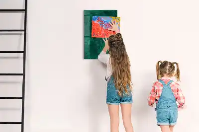Magnetinė piešimo lenta smaragdo spalvos