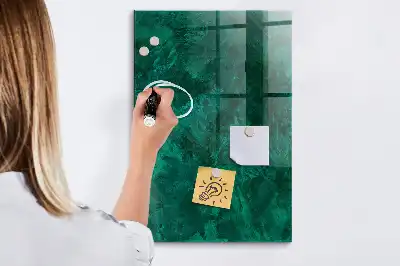 Magnetinė piešimo lenta smaragdo spalvos