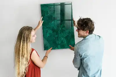 Magnetinė piešimo lenta smaragdo spalvos