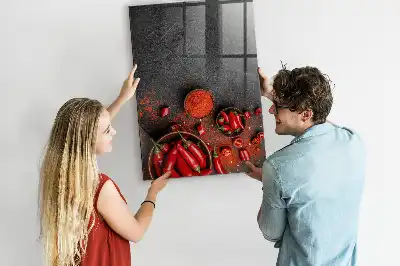 Magnetinė piešimo lenta maltos paprikos milteliai