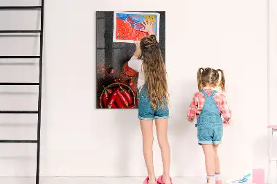 Magnetinė piešimo lenta maltos paprikos milteliai