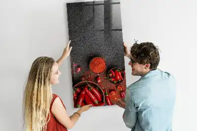 Magnetinė piešimo lenta maltos paprikos milteliai
